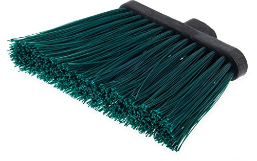 Green Pack of 12 8 Carlisle 3686809 Duo-Sweep UnFlagged Angle Broom Head Green Pack of 12 8 Carlisle 3686809 Duo-Sweep UnFlagged Angle Broom Head