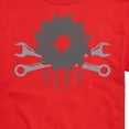 thumbnail image 3 of Instant Message - Tool Skull And Crossbones - Men's Short Sleeve Graphic T-Shirt, 3 of 6