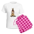 thumbnail image 5 of CafePress - Great Dane Rescue Women's Light Pajamas - Women's Short Sleeve Print T-Shirt and Pants Light Cotton Pajama Set, 5 of 7
