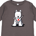 thumbnail image 4 of Inktastic Canada Day Westie Boys or Girls Long Sleeve Toddler T-Shirt, 4 of 5