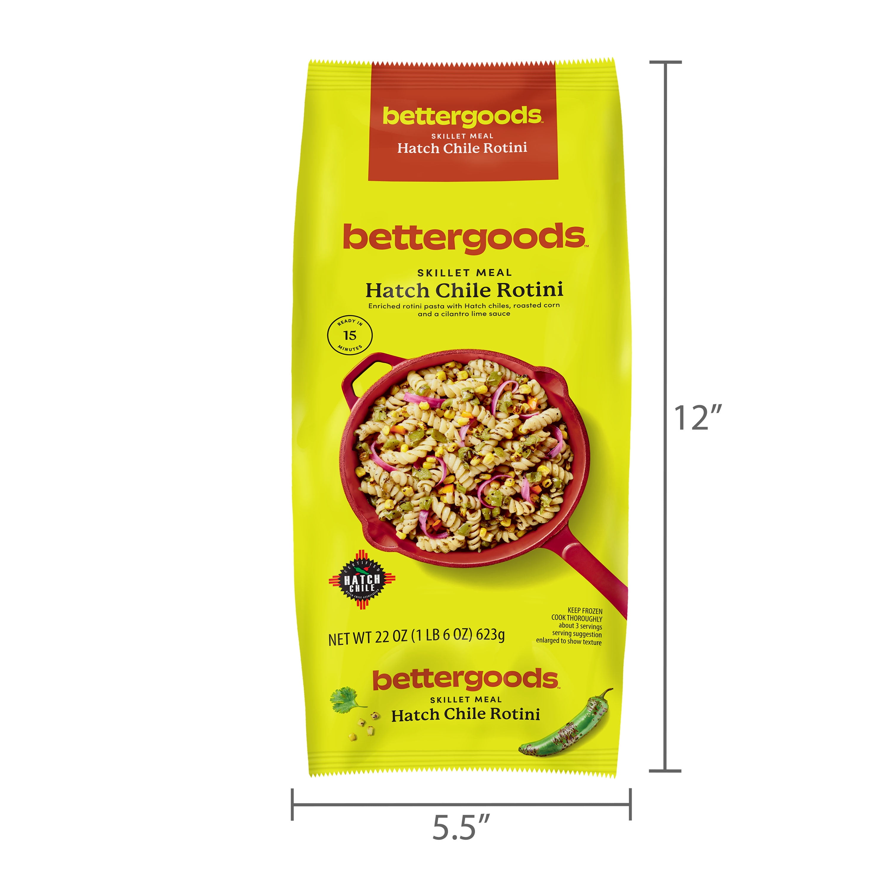 bettergoods Hatch Chile Rotini Skillet Meal, 22 oz (Frozen)