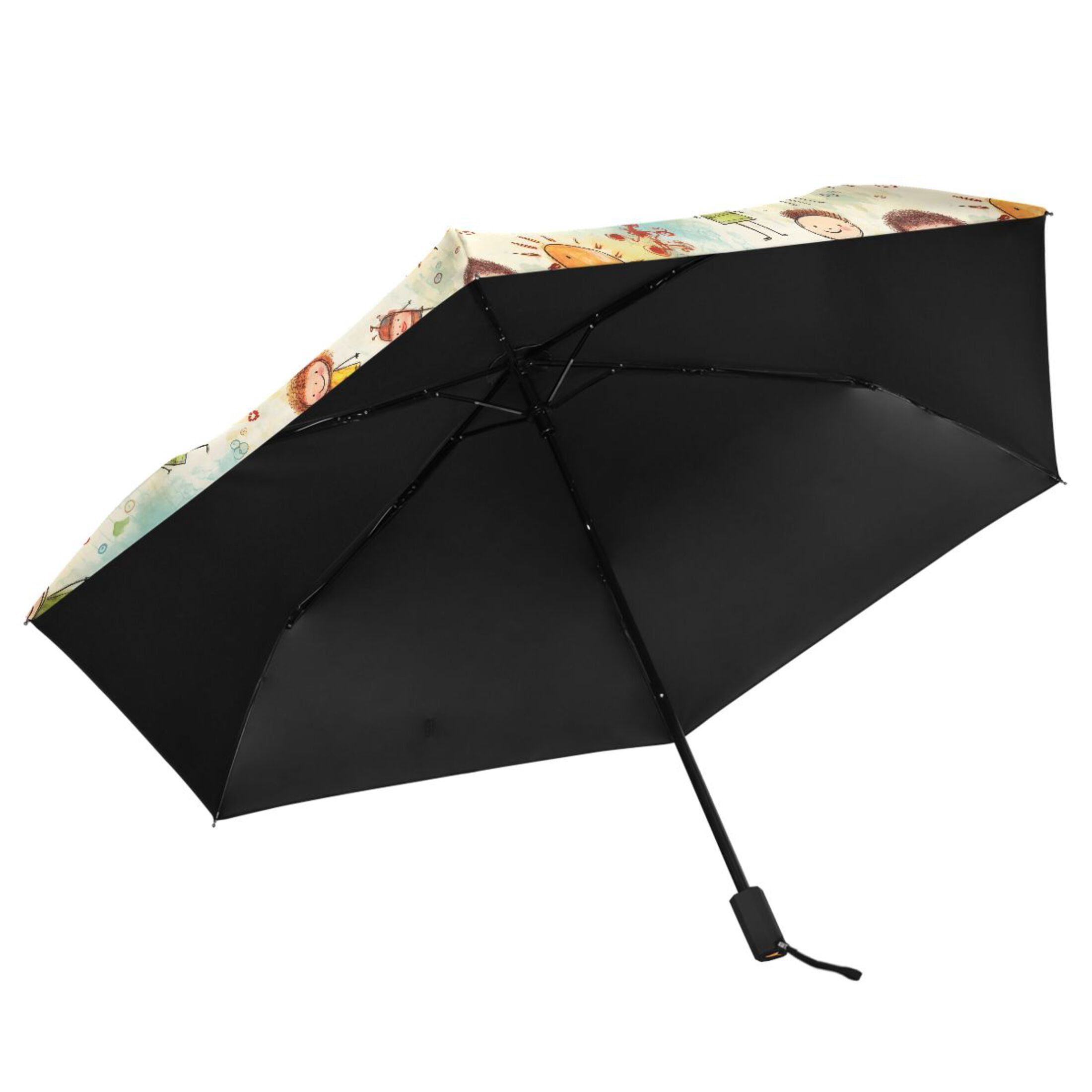 Sun and Kids Compact Sun Umbrella Windproof Travel Umbrellas for Rain Strong Portable UV Protection