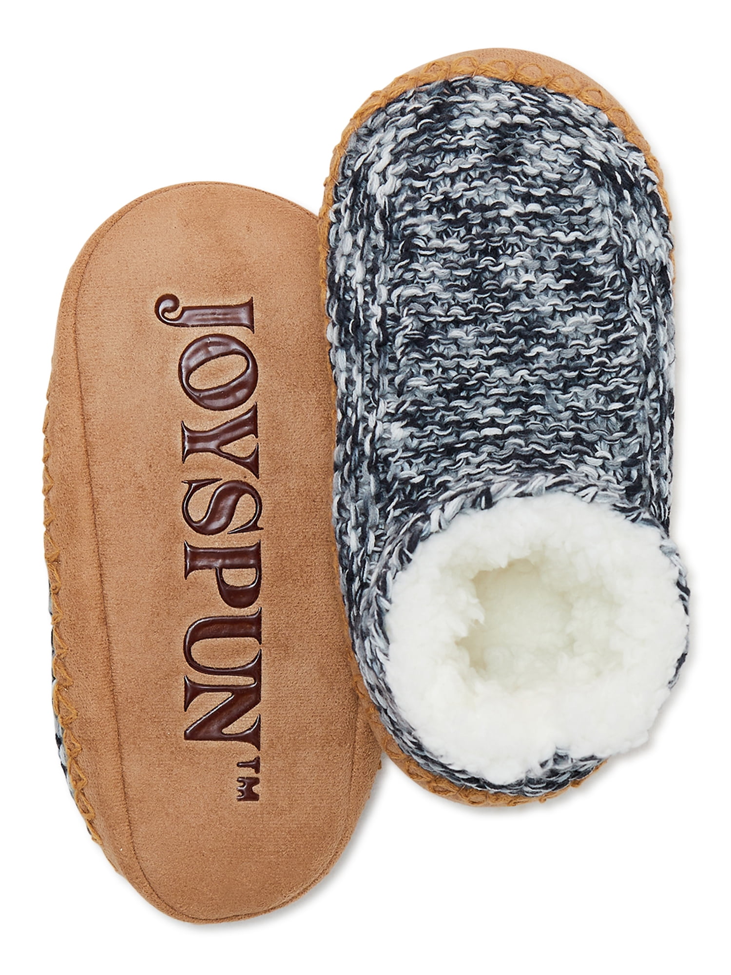 Joyspun Women's Marled Bootie Slipper Socks, 1Pack, Sizes S/M & M/L