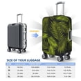 thumbnail image 6 of Daiia Tropical Palm Leaves Fern Leaf Luggage Cover, Thickened Washable Travel Luggage Covers, Elastic Unique Baggage Covers for 18-20 inch Luggage-Medium, 6 of 9