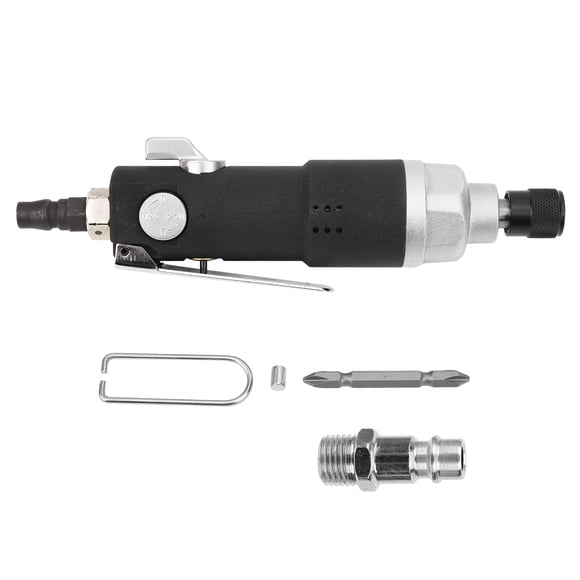 YC-3051 Industrial-Grade Alloy Steel Pneumatic Screwdriver with 35N-m Max Torsion, 12000rpm No-Load Speed, Double Hammer Strike Structure, Seesaw CW/CCW Switch & Torsion Adjustment – Ideal for