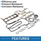 thumbnail image 3 of Kit de junta de culata Unique Bargains No.55591493 Juego de juntas de válvula de motor para CHEVROLET CRUZE 2010 Goma, Metal Sello eficiente, 3 of 6