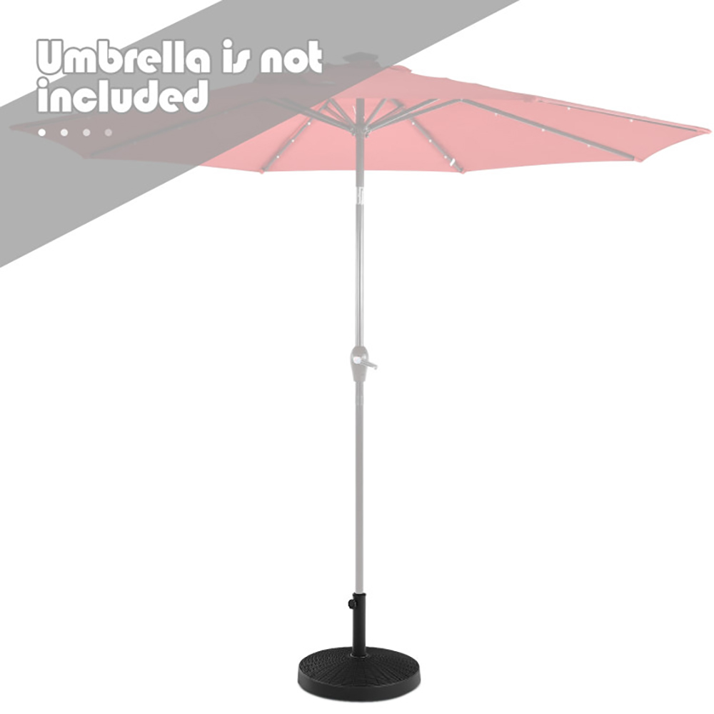 Aimee Lii 49 LBS Patio Resin Umbrella Base Stand for Outdoor, Patio Umbrella Stand