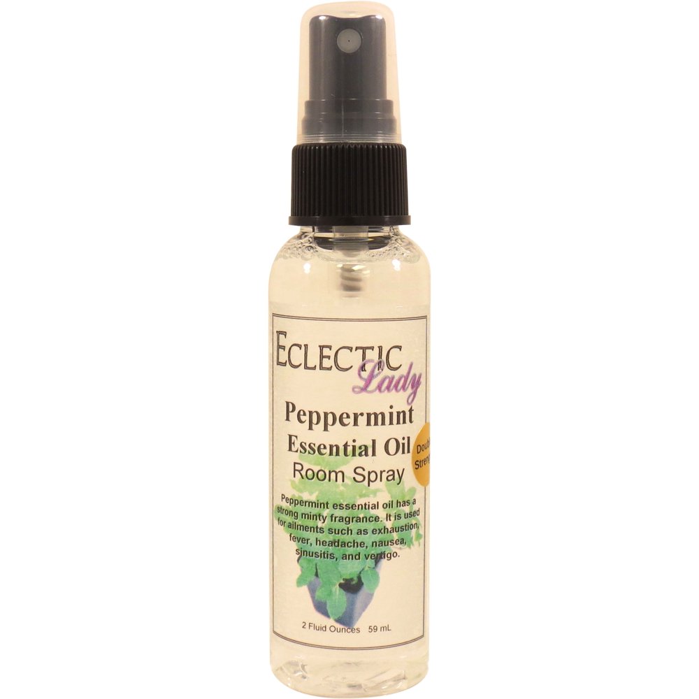 Peppermint Essential Oil Room Spray (Double Strength), 2 ounces