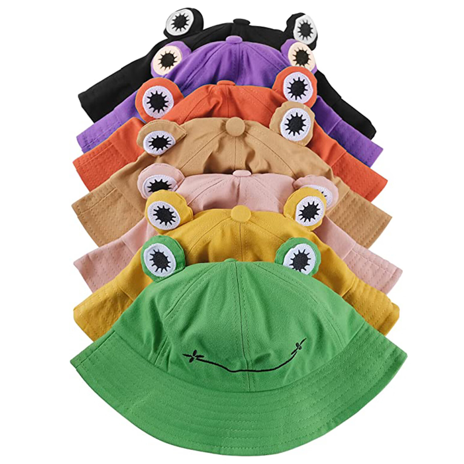Lime Jellyfish Bucket Hat For Women Men Teenager Foldable Bob