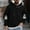 Black, variant on FDGIU Men's Halloween Hoodies - Oversized Ghost Graphic Pullover, Loose Fit Long Sleeve Sweatshirt, Casual Spooky Fall Outfit