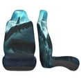 thumbnail image 3 of Sikiie Undersea Shark Car Seat Protector 2 Pack Car Seat Cushion Mat, Car Seat Covers for SUV, Truck, Van, 3 of 7