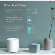 TP-Link Wi-Fi 6 AX3000 Mesh Router System | Deco W6000 (2-Pack) | 5,000 Sq. ft. of WiFi Coverage