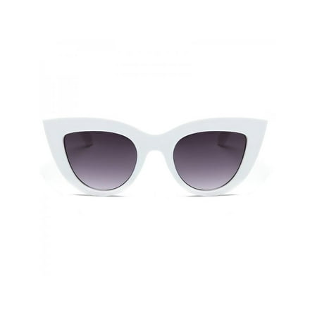 MarinaVida Female Retro Vintage Cat Eye Sunglasses UV