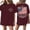 Wine, variant on Women's 250th Anniversary USA Shirt Independence Day Top 4th of July Shirts America 250 Merchandise Flag Graphic Casual Tee