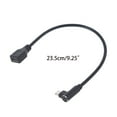 thumbnail image 6 of 90 Degree Micro USB Male to Female Extension Cable Cord for Cellphone Mobile Phone Tablet and more, 6 of 7