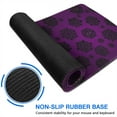thumbnail image 6 of Long Mouse Pads for Desk,Purple Gothic Floral Pattern Desk Mats on Top Of Desks, Desk Mouse Pad Extra Large with 3mm Non-Slip Base and Stitched Edge for Gaming,Office,Work,Home 31.5"x11.8", 6 of 6