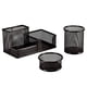 thumbnail image 1 of FloreceBien Set organizador de escritorio para suministros de hogar y oficina, accesorios con bolígrafos, lápices, etc., negro, 1 of 5