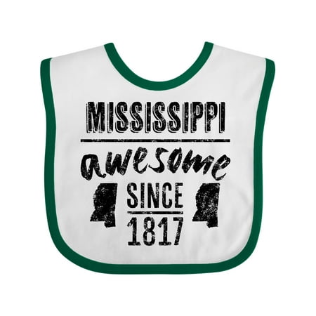 

Inktastic Mississippi Awesome Since 1836 Gift Baby Boy or Baby Girl Bib