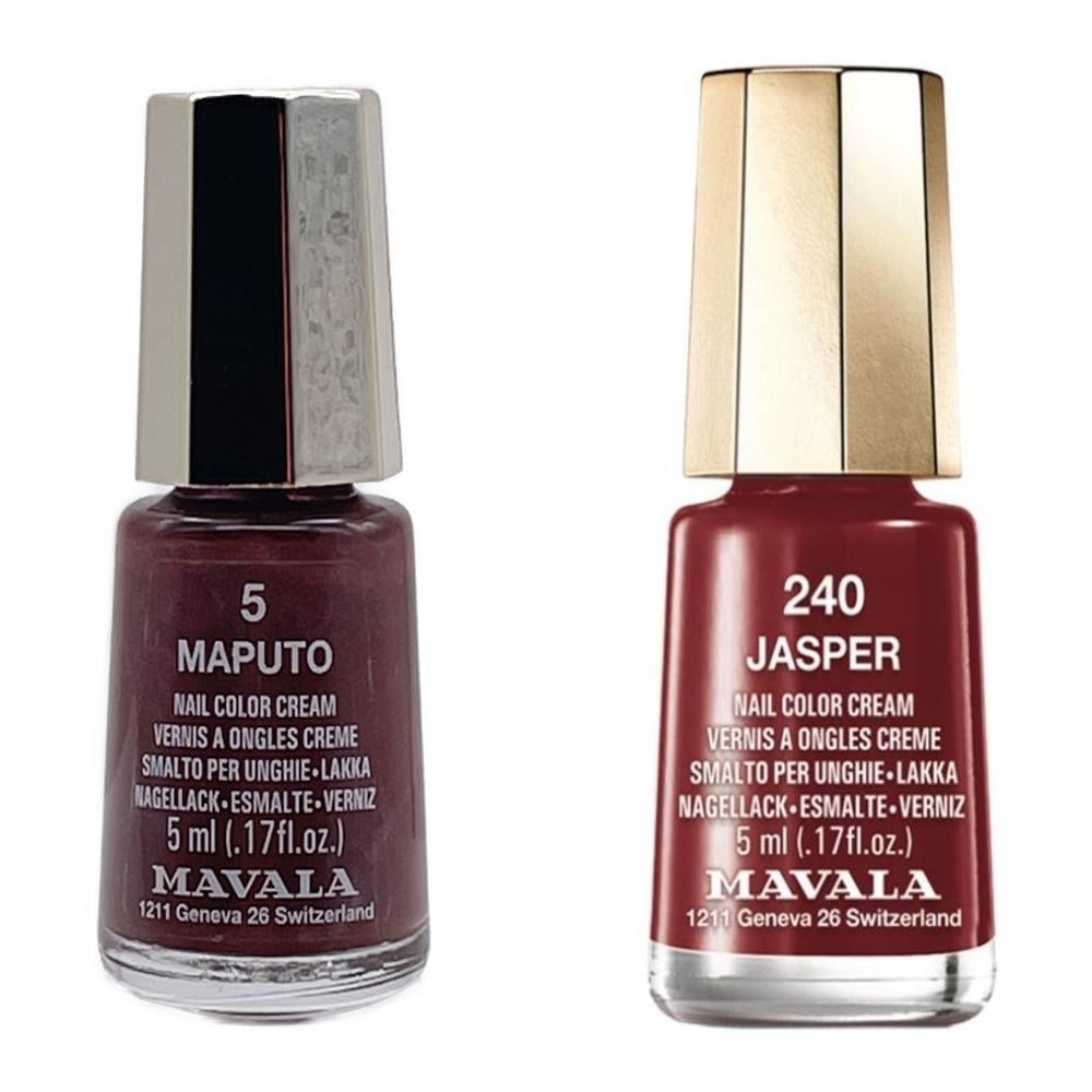 Mavala Mini Nail Polish 5ml - 5 Maputo - 240 Jasper - Combi Pack ...