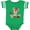 Football Green and White, variant on Inktastic Baseball Teddy Bear Boys Baby Bodysuit