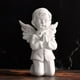 thumbnail image 3 of Estatuilla de ángel adorable blanca de europeo, estatua artesanal, decoración para interiores y exteriores, accesorios para ventanas, escultura niño de oración Colco estatua de ángel, 3 of 8