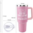 thumbnail image 3 of Inspirational Gifts for Women, Birthday Gifts for Mom Women Best Friend Her, 40 oz Tumbler with Handle and Straw, Christmas,Valentines Day,Mothers Day Gifts for Wife Female Sister Daughter Coworker, 3 of 6