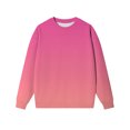 thumbnail image 4 of Breezora Comfortable Long Sleeve Crew Neck Top for Women Fall Fashion Loose Fit Soft Touch Loungewear Everyday Casual Wear XL Size Pink, 4 of 4