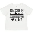thumbnail image 3 of Inktastic Albuquerque New Mexico Someone Loves Me Skyline Boys or Girls Toddler T-Shirt, 3 of 5