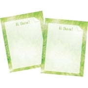 Barker Creek Designer Computer Paper 100 Sheet Set, Lime Tie-Dye, Decorative Paper, Stationery, 8.5" x 11", 100 sheets, Home, School, and Office Supplies (4339)