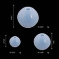 thumbnail image 2 of RENACLIPY 9Pcs DIY Silicone Mold White Flexible Non Stick for Resin Jewelry and Decoration, 2 of 8
