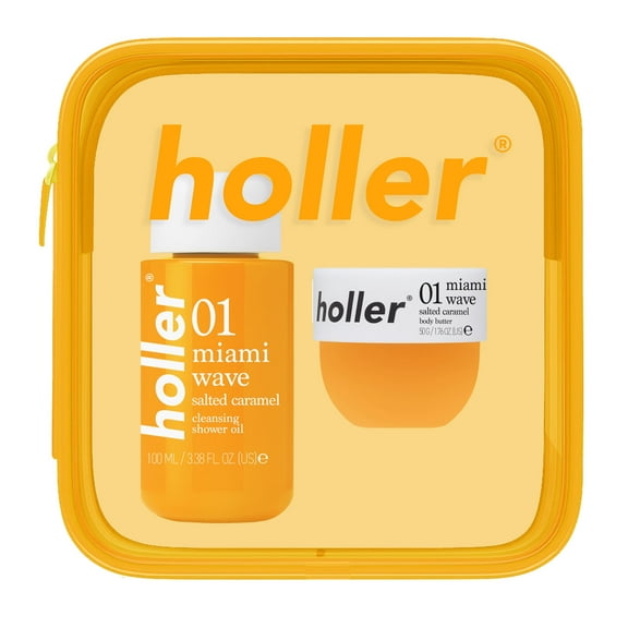 Holler Meet In Miami Body Care Essentials Kit, 2 Piece Set