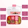 thumbnail image 2 of Cajas para Snacks Estilo Bento de Paris Hilton 2-Pack con 7 Compartimentos, 2 of 7