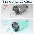 thumbnail image 3 of Spill Stopper for YETI Straw Cup, 4 Sets Silicone Leak Stopper Compatible with YETI Tumbler, Leak Proof Kit of YETI Mug Accessories Including 4 Straw Cover, 4 Leak Proof Stopper (Red 4PCS), 3 of 7