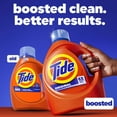 thumbnail image 6 of Tide Laundry Detergent Liquid with 6X Boosted Cleaning Power, Original Scent, 100 fl oz, 80 Loads, 6 of 16