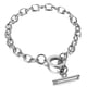 thumbnail image 2 of Metal Toggle-clasps Hombres para Mujeres Pulseras Geométricas Oro Plata Cadena Vintage Color, 2 of 2