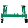 thumbnail image 2 of S-HOME Green Motorcycle Engine Cradle Dolly 1500lbs Adjustable Width Heavy-Duty Garage Tool for ATV, 2 of 10