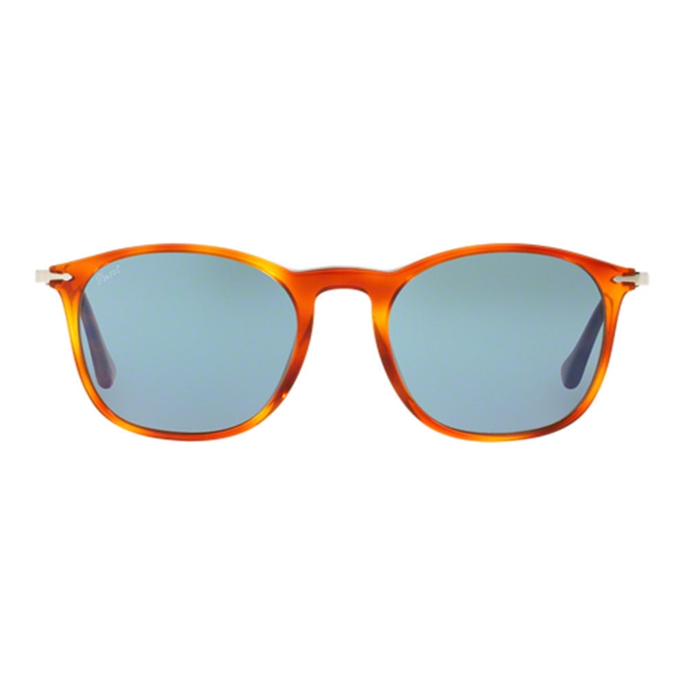 Persol PO3124S Sunglasses Light Havana 96//56 Light Blue 50mm