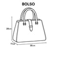 thumbnail image 5 of Castelli shoulder bag crossbody piel genuina mujer con correa desmontable, 5 of 5