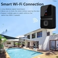 thumbnail image 4 of SDOTXA Home Decoration Smart Wireless Video Doorbell Camera Intelligent Remote WiFi Intercom Visual Doorbells for Home Security 1080p HD Night Vision Security Door Doorbell Black, 4 of 9