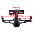 thumbnail image 5 of Porta Placa Universal Para Moto Ajustable Con Luz Negro, 5 of 5