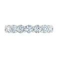 thumbnail image 3 of 4 Carat Diamond Eternity Wedding Band Ring in 14K White Gold - IGI Certified (Value Collection) (Ring Size 9), 3 of 4