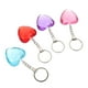 thumbnail image 2 of 4pcs Forma de corazón Llaveros Acrílico Llaveros Hermoso llavero Anillos Clave Colgantes, 2 of 7