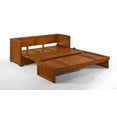 thumbnail image 5 of NIGHT & DAY Furniture Murphy Cube Cabinet Bed (Beadboard Cherry), 5 of 7