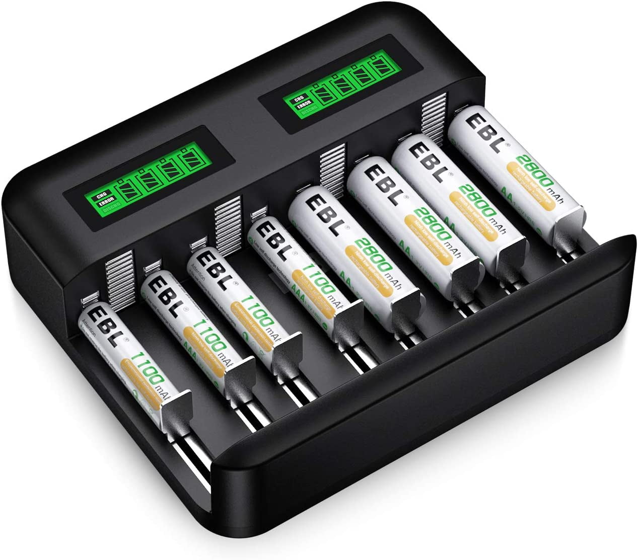 Sanyo Eneloop 8 Pack AA NiMH Pre-Charged Rechargeable Batteries