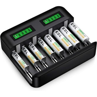 Sanyo Eneloop 8 Pack AA NiMH Pre-Charged Rechargeable Batteries