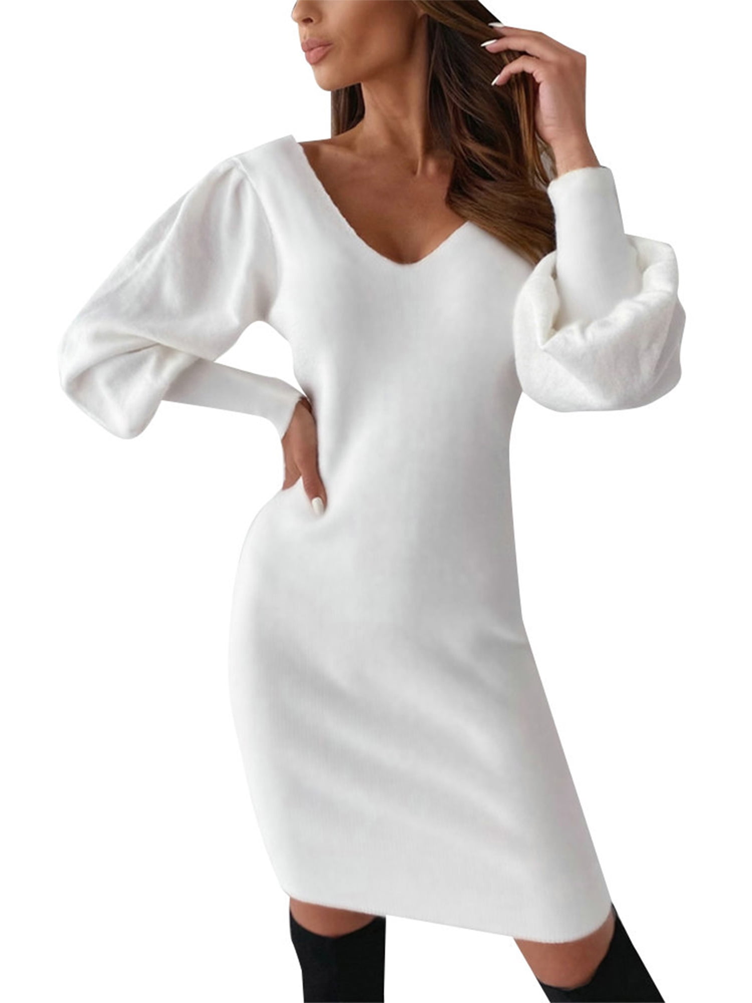 skinny one piece dress