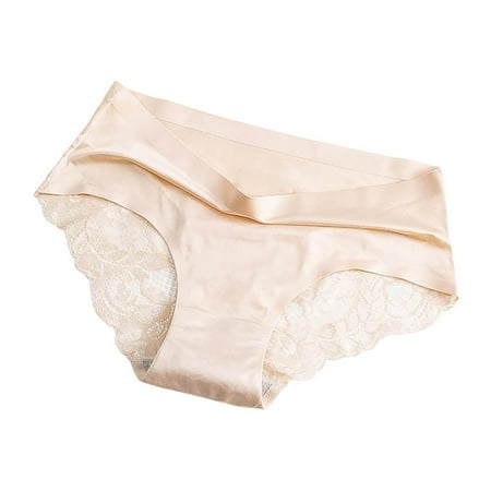 adviicd Womens Underwear Briefs Women s Plus Size  Fit For Me  Cotton Brief Panties Beige L