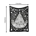 thumbnail image 6 of Christmas DIY Coloring Throw Blanket, Flannel Xmas Pattern Blanket for Kids Adults Home Decor, 6 of 7
