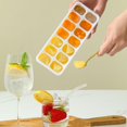 thumbnail image 5 of Silicone Ice Cube Tray, 4 Pack Easy-Release & Flexible 14-Ice Cube Trays with Spill-Resistant Removable Lid, Stackable Ice Trays with Covers for Freezer, 5 of 8