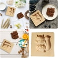 thumbnail image 1 of Christmas Cookie Baking Mould Set Wooden Tool for Festive Xmas DIY Creation, 1 of 6